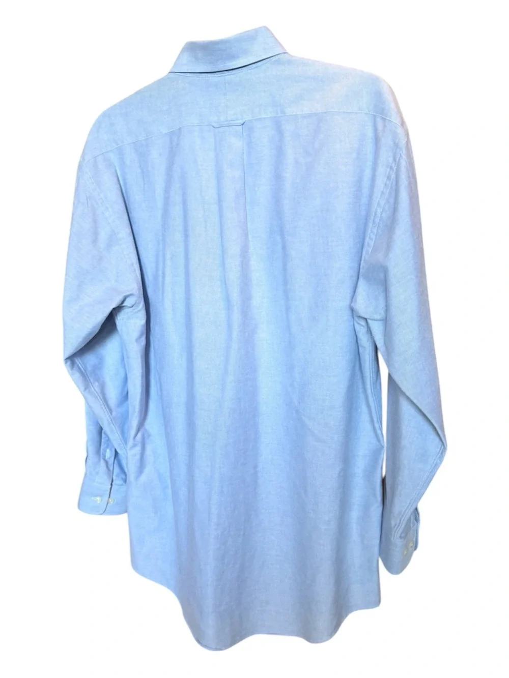 OC & Clothiers Men's Light Blue Textured Dress Shirt - Size 15.5 32/33